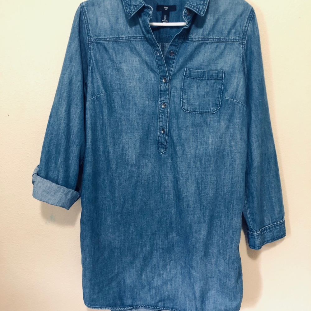 Blue jean Gap dress